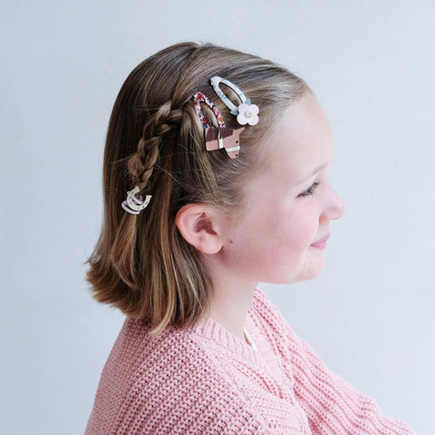 Image of Horse & Flower Clip Set