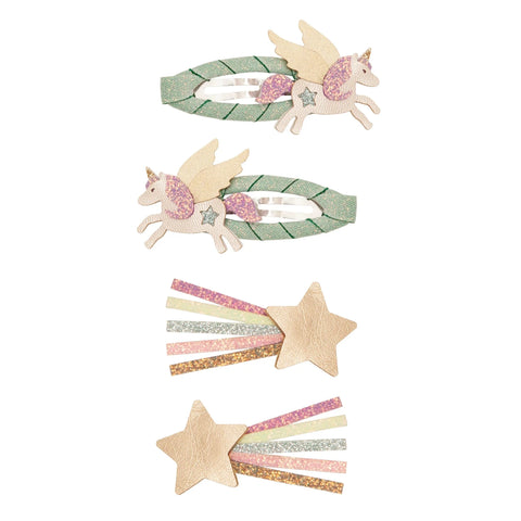 Image of Flying Unicorn Clip Set