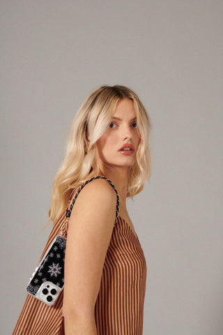 Image of Lou Black Short Chain 40 cm