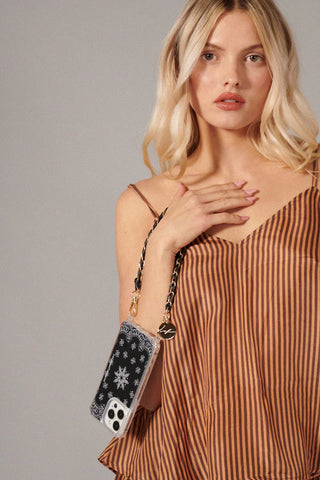 Image of Lou Black Short Chain 40 cm