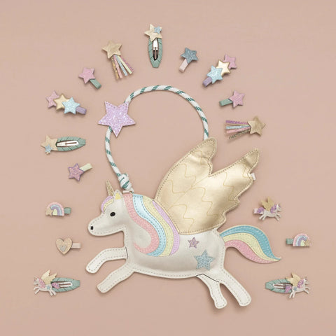 Image of Flying Unicorn Clip Set