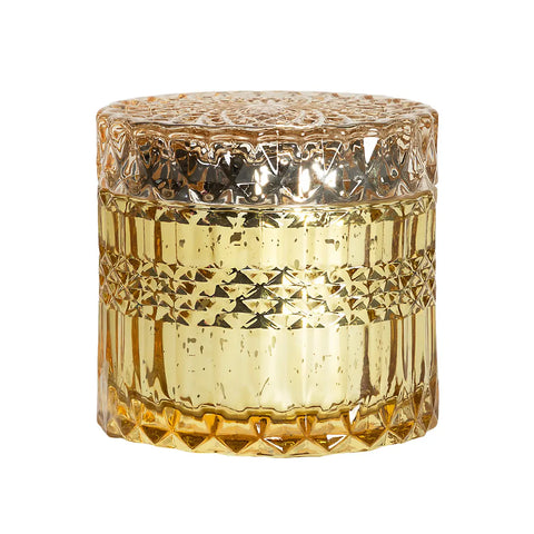 Image of Gilded Cinnamon 8oz Petite Shimmer Candle (Gold)