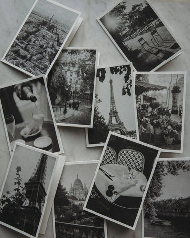 Image of Set of 10 Cards - Paris in 35mm Film