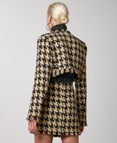 Image of Tweed Skirt Gold SALE