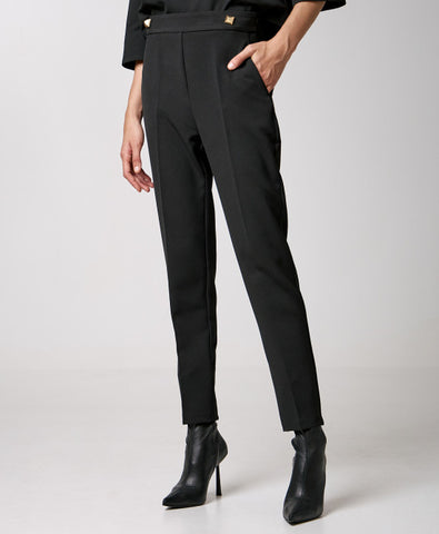 Image of SALE Straight Leg Studded Pants Black