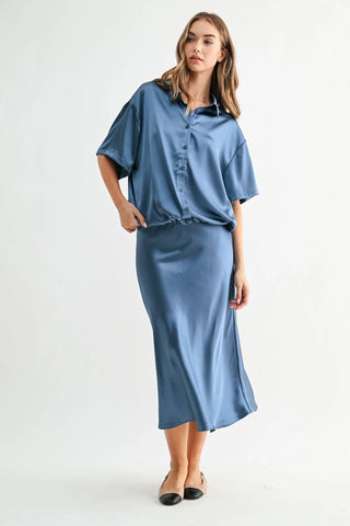 Image of Jania Skirt- Blue