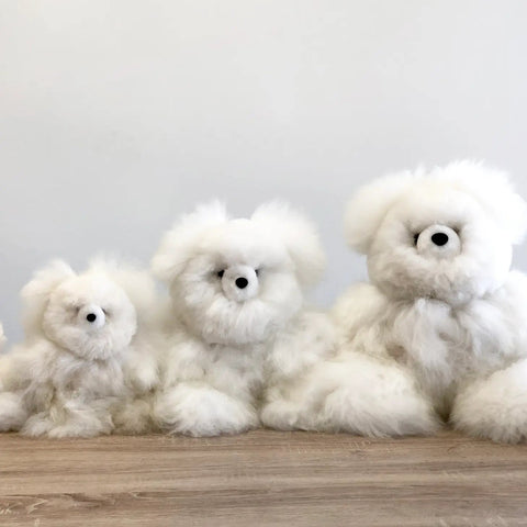 Image of Alpaca Stuffed Bear 15"