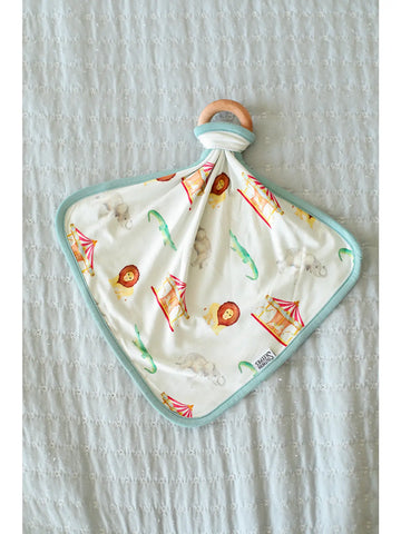 Image of SALE Under the Big Top Bamboo Lovie with Wooden Ring