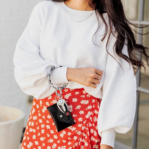 Image of O-ring Mini Envelope Wallet Black