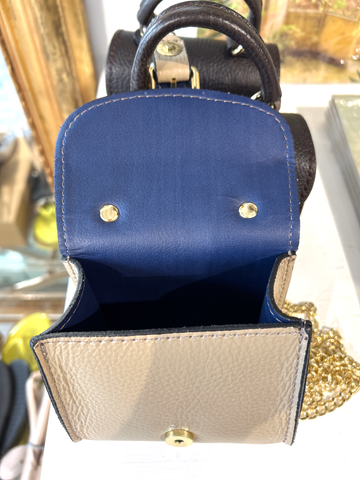 Image of Small Purse Charm-Taupe