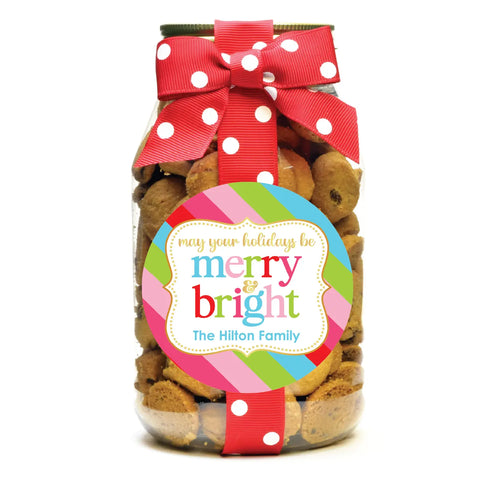 Image of Personalized Christmas Cookies- Merry and Bright
