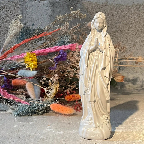 Virgin Mary Lourdes Statue 8in