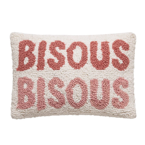 Image of Bisous Bisous Hook Pillow