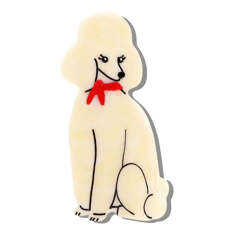 Image of Hand-Painted Poodle Claw Hair Clip | Eco-Friendly