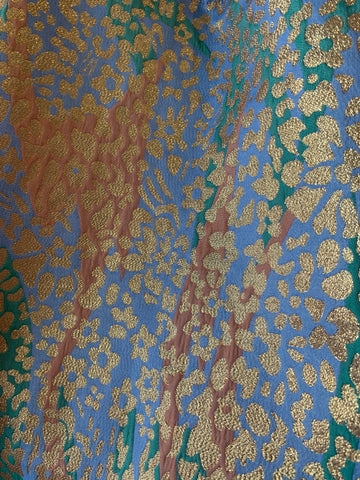 Image of XL Gold Leopard Lurex Bag