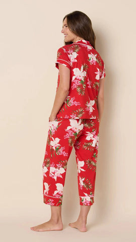 Image of Flora Festiva Pima Knit Capri Set