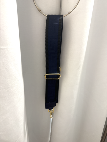 Image of Crossbody Strap- Blue Zig-Zag