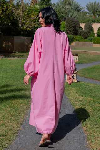 Image of SALE Long Palm Dress-Pink