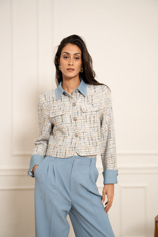 Image of Élise Jacket- Light Blue