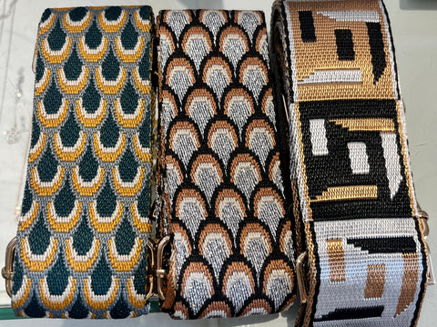 Image of Crossbody Strap - Silver Scales