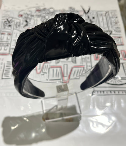 Image of Black Leather Headband