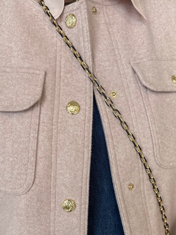 Image of Black and Gold Crossbody Chain