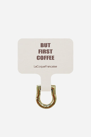 Image of Universal Phone Adapter for phone chains - But First Coffee