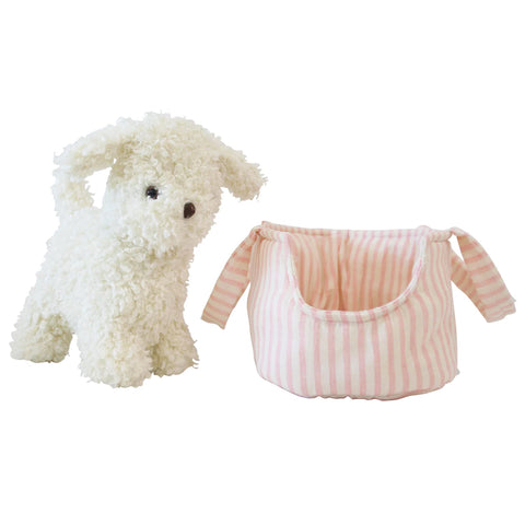 Image of Puppy in Carrier 'Marshmallow'