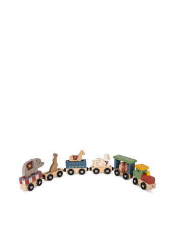 Image of Wooden Animal Train