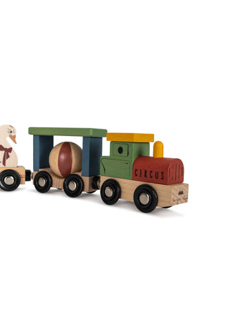 Image of Wooden Animal Train