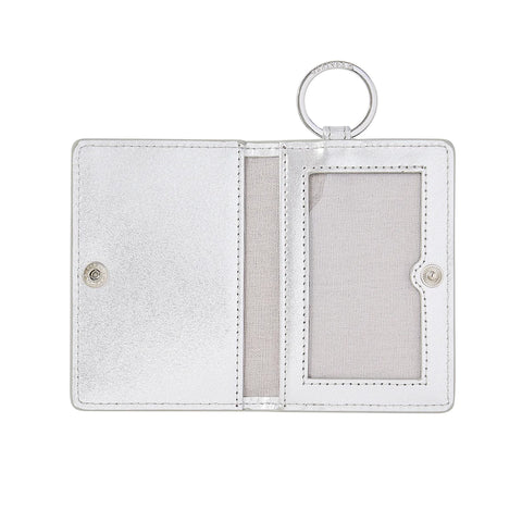 Image of Leather ID Case - Quicksilver