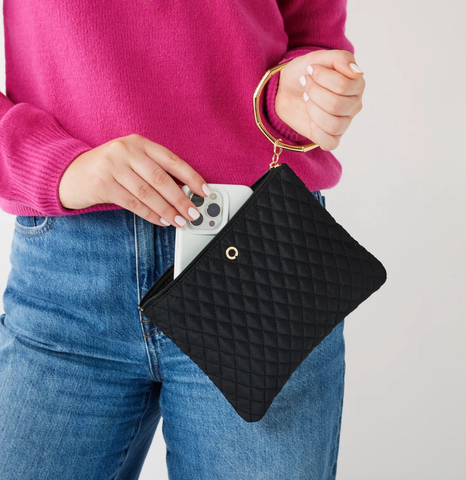 Image of Big O® Bracelet Pouch - Back in Black Quilted