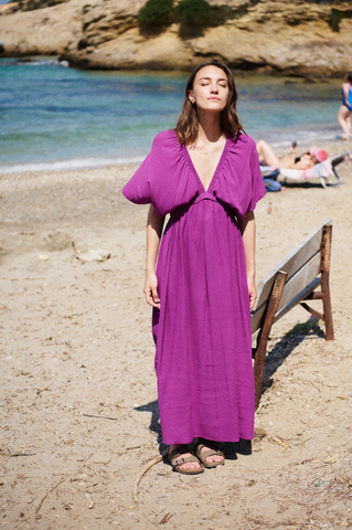 Image of Rokia Fuschia Maxi Dress SALE