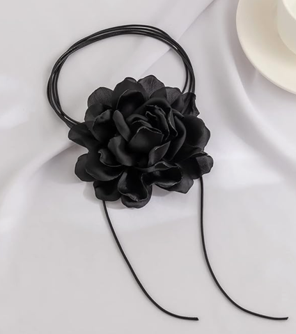 Image of Accessory Flower Black