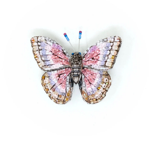 Morpho Godarti Butterfly Brooch Pin