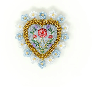 Heritage Heart Brooch Pin