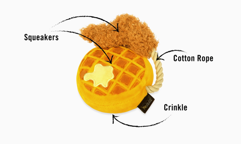 Image of Barking Brunch Mini Chicken and Waffle