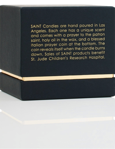 Image of SAINT DYMPHNA Saint of Stress, Anxiety and Mental Health Candle