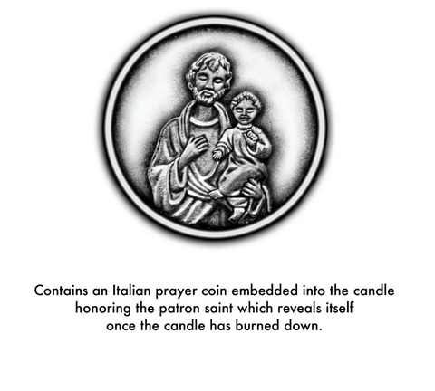 Image of SAINT JOSEPH Saint of Fathers and Real Estate, Saint Candles
