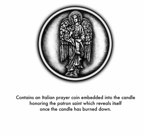 Image of SAINT GABRIEL THE ARCHANGEL Saint of Divine Messages, Saint candles