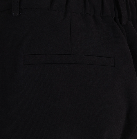 Image of Trousers Wide Elastic City-Black
