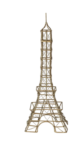 Image of Wire Eiffel Tower, Antique Brass Finish