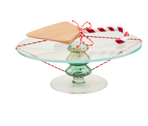 Image of SALE Glass Tree Pedestal Set