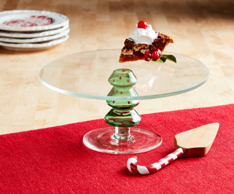 Image of SALE Glass Tree Pedestal Set