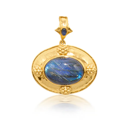 Image of Cleopatra Pendant - Blue Labradorite