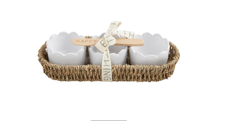 Image of Scallop Tidbit & Basket Set