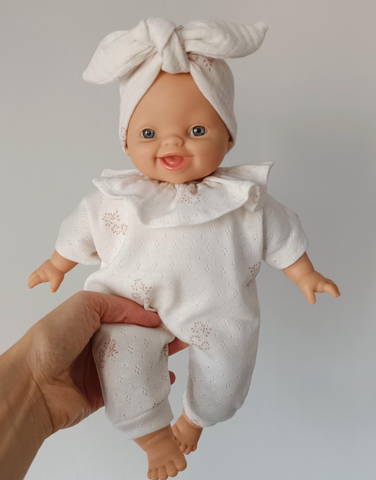 Image of Cream Romper Branches Flowers