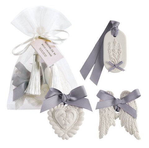 Image of Pouch of 3 scented decorations - Belle Lavande