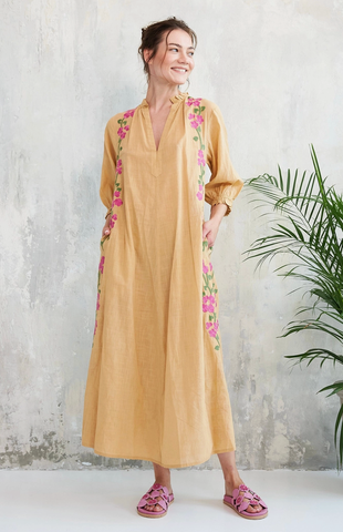 Image of SALE Kalinda Dress-Brown