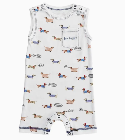 Image of Bonjour Tank Romper 3-6M